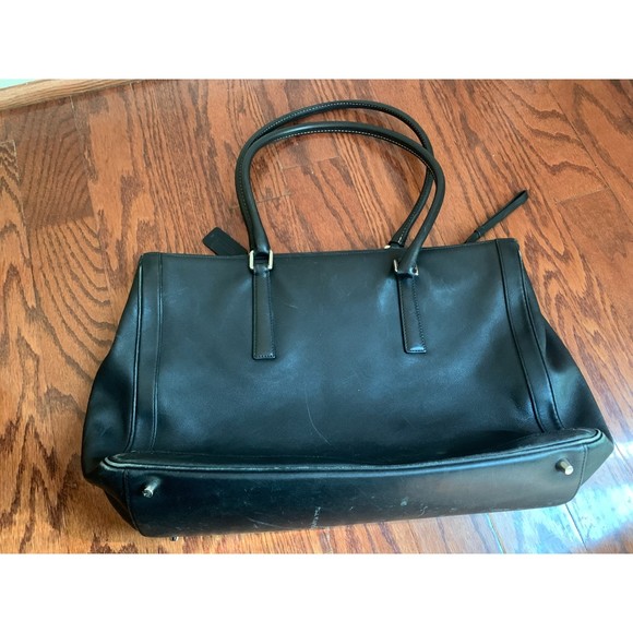 Coach Vintage Legacy Black Leather Handbag - Picture 1 of 3